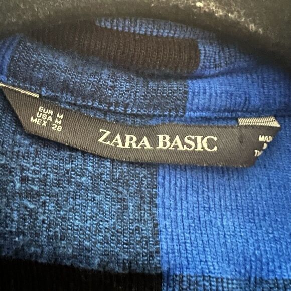 Zara Women’s Button Down Shacket Medium Plaid - Picture 3 of 4